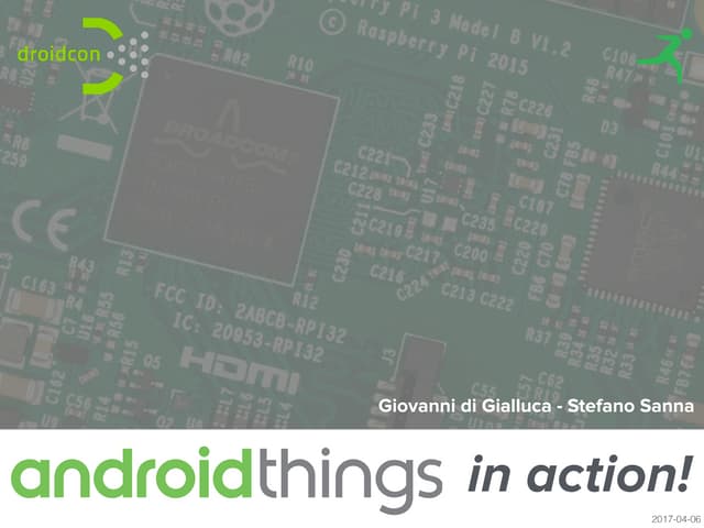 Android Things in action