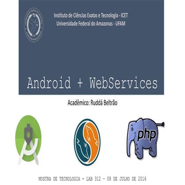 Android + web service | PPTX
