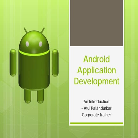 Android & Why Mobile Application Development | PPT