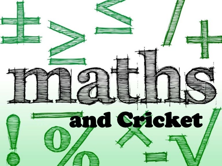 Maths and sports
