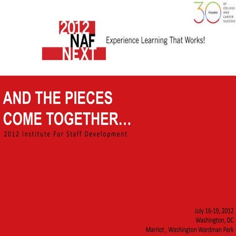 And the pieces come together