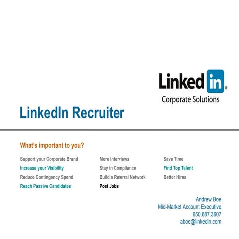 Linkedin Corporate Solutions