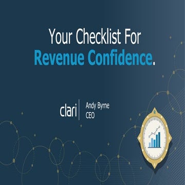 Andy Byrne - Your checklist for revenue confidence