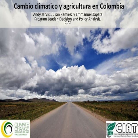 Cambio climatico, colombia y algodon - Barranquilla 2011
