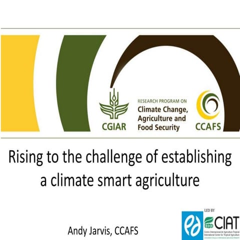 Establishing Climate Smart Agriculture in the World