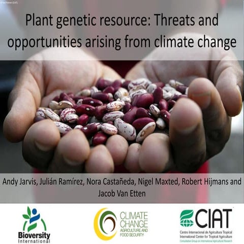 Plant genetic resources and climate change