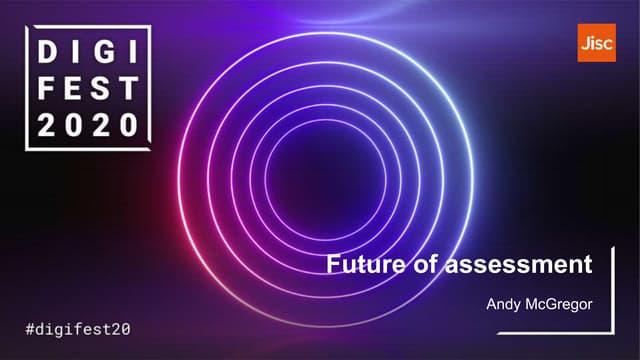The future of assessment: five principles, five targets for 2025  PPT