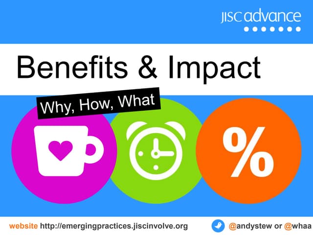 Benefits and Impact by Andy Stewart...