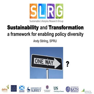 Andy Stirling - Sustainability and ...