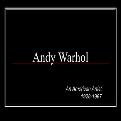 Andy warhol