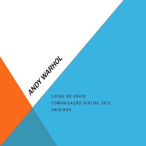 Andy warhol's Pop Art