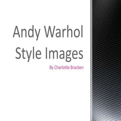 Andy warhol style images