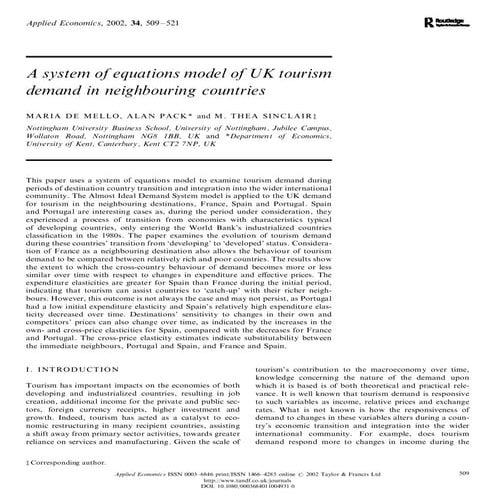 The forecasting ability of VAR models