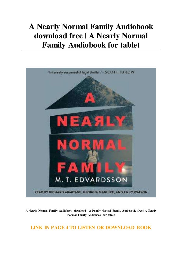 A Nearly Normal Family Audiobook download free | A Nearly Normal Fami…