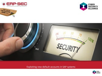 An easy way into your sap systems v3.0