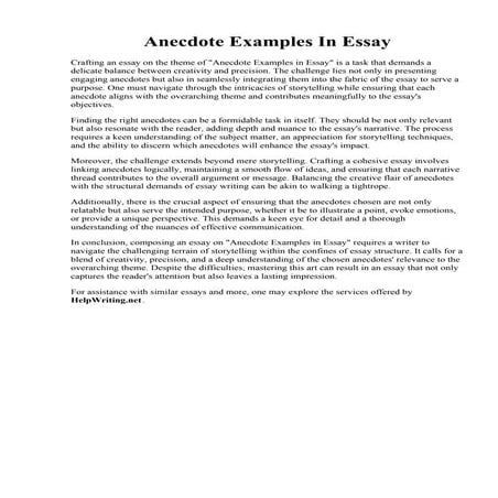 Anecdote Examples In Essay.pdf