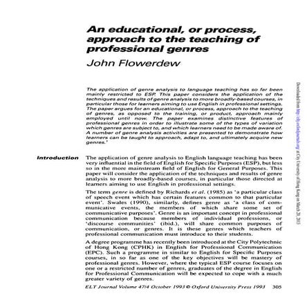 An education, or process, approach elt j 1993-flowerdew-305-16[1]