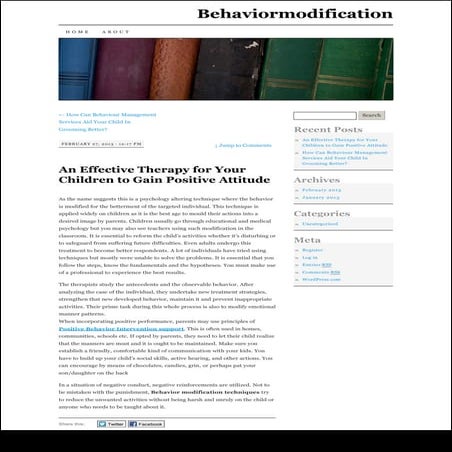 An Effective Therapy for Your Children to Gain Positive Attitude