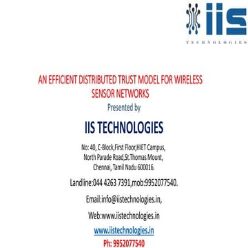 An efficient distributed trust model for wireless sensor networks