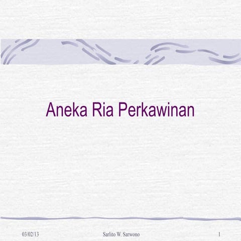 Aneka ria-perkawinan