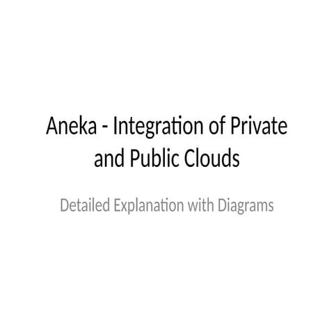 Aneka - Paas - Integration Hybrid Cloud Explanation