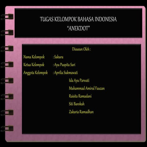 Anekdot kelompok sakura