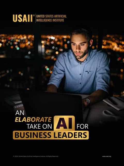 An Elaborate Take On Ai For Business Leaders Usaii Pdf An Elaborate Take On Ai For Business Leaders Usaii Pdf