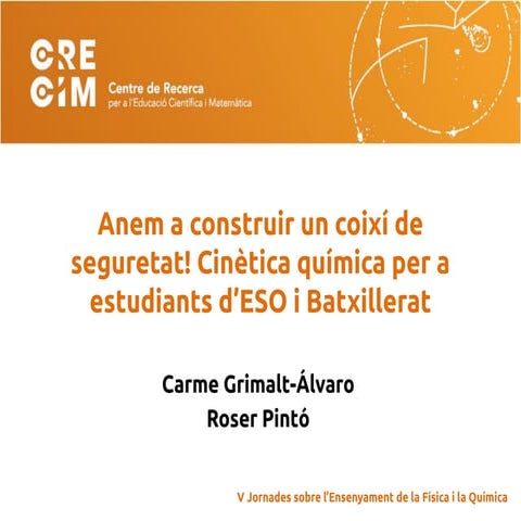 Anem a construir un coixí de seguretat!