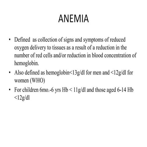 Anemia
