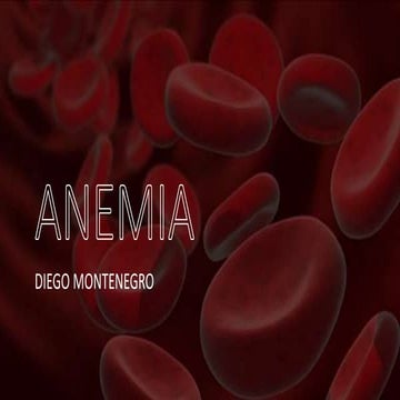ANEMIA EN PEDIATRÍA