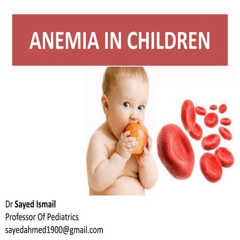 Anemia in children 