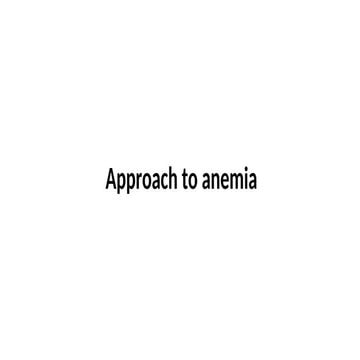 Anemia (2).ppt in adults in Ethiopia hospials