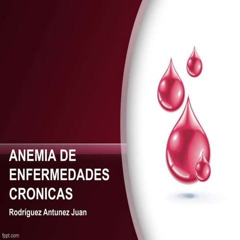 Anemia de enfermedades cronicas