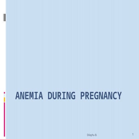 Anemia During pregnancy for students .pptx
