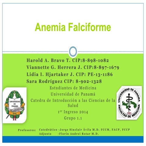 Anemia falciforme 