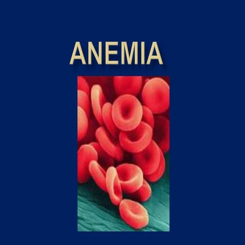 medically compromised - Anemia 