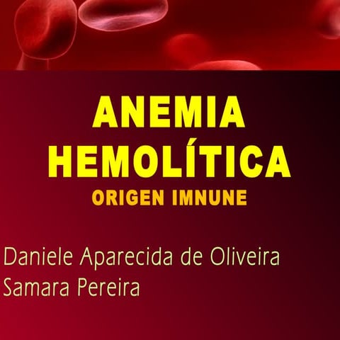 Anemia Hemolitica