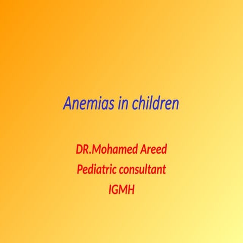 anemia_in_children (classification, management)