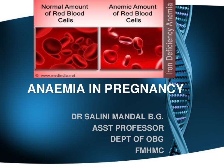 Anemia in pregnancy