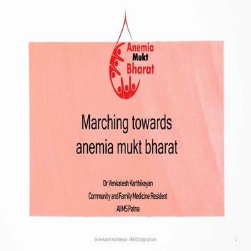 Anemia Mukt Bharat - 6x6x6 strategy