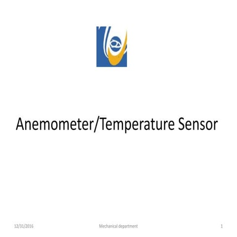 Temperature sensor /Anemometer 