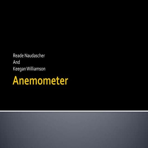Anemometer Pd. 4