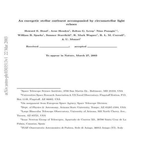 An energetic stellar_outburst_accompanied_by_circumstellar_light_echoes