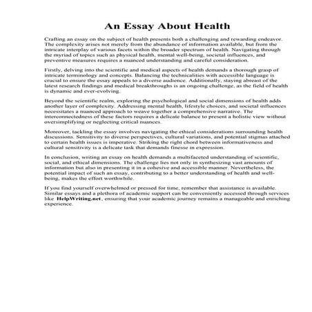 An Essay About Health.pdf