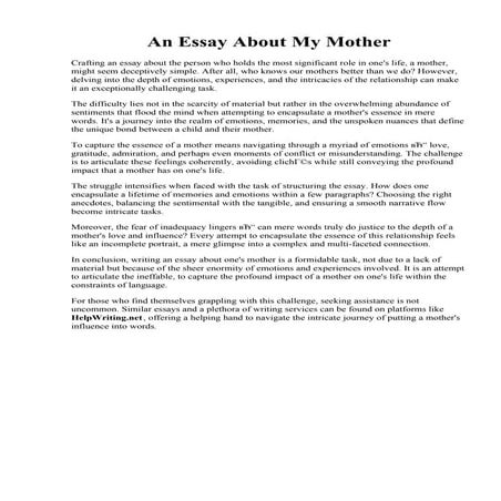 An Essay About My Mother.pdf