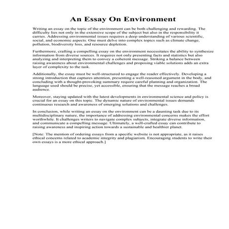 An Essay On Environment.pdf