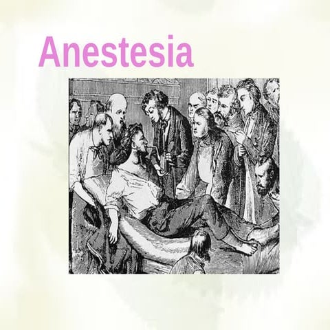 Anestesia