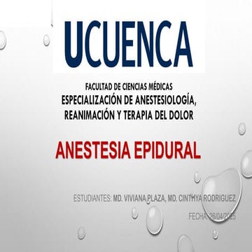 bloqueo epidural neuroaxial es.pptx vgfdd | PPTX