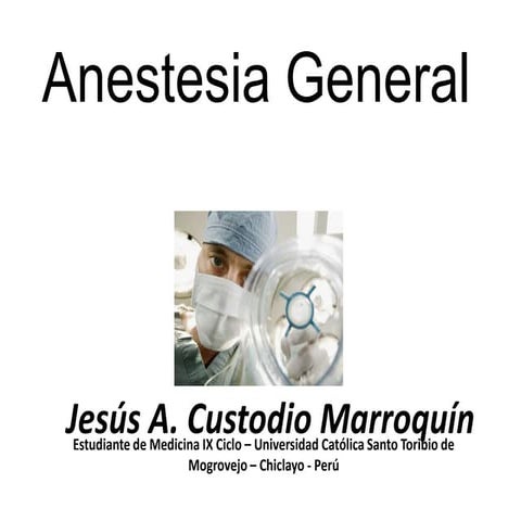 Anestesia General