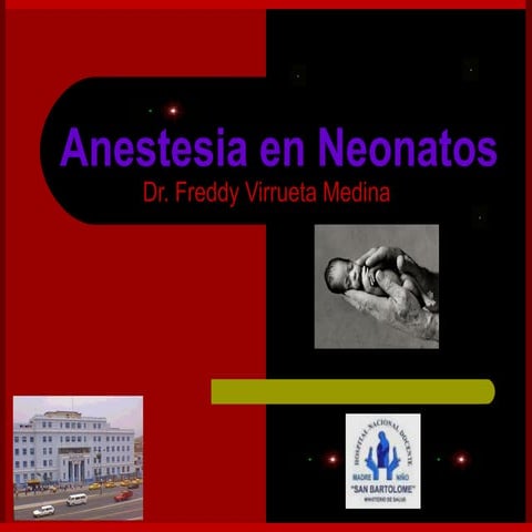 Anestesia neonatal